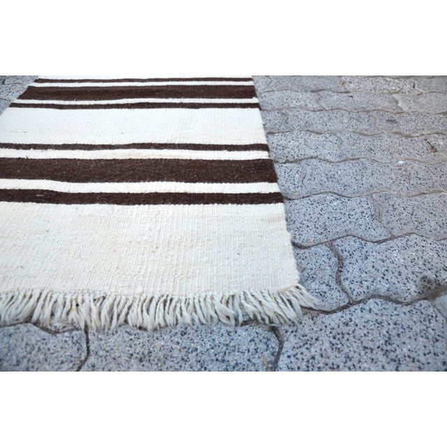 1960s Turkish Handmade Kilim Runner Rug For Sale - Image 4 of 11