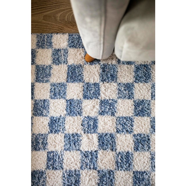 Contemporary Novogratz Kaia Blue Machine Made Area Rug 5'3" X 7' For Sale - Image 3 of 12
