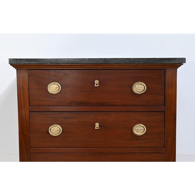 Gold Antique Mahogany Chiffonier For Sale - Image 8 of 18