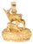 Antique Figural Deer & Fawn Pendant Fob Charm 19k Gold Portuguese Animal Jewelry For Sale