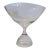 Kosta Boda Clear Pedestal Glass Vessel, Swedish Modern For Sale