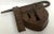 19th Century 19th Century American Folk Art Heart Shaped Iron Pad Lock & Key, Dated 1875 For Sale - Image 5 of 7