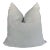 Belgian Linen Accent Pillow in Flax For Sale