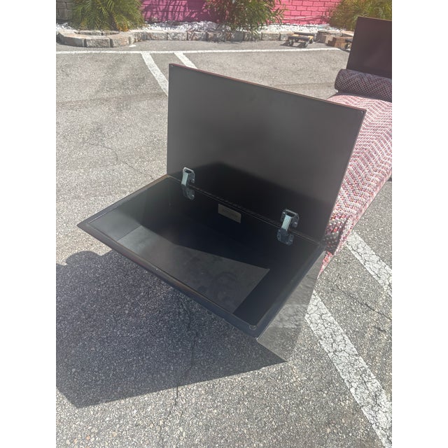 1990s Lee Weitzman Sculptural Postmodern Bench With Storage, Signed For Sale - Image 9 of 12