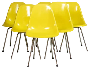 Desk Chairs by Charles & Ray Eames for Herman Miller, 1960s, Set of 6
