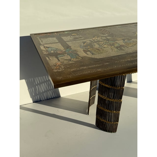 1960s Philip and Kelvin LaVerne “Chin Ying” Coffee Table / Desk For Sale - Image 10 of 15