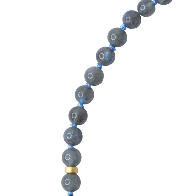 Translucent Gray Labradorite Necklace -by Bombyx House For Sale - Image 4 of 9