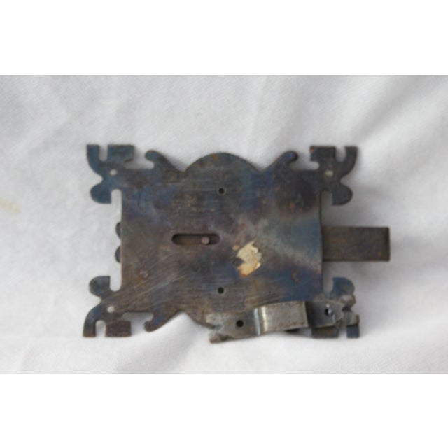 Wrought Iron Door Lock, 1950s For Sale - Image 12 of 18