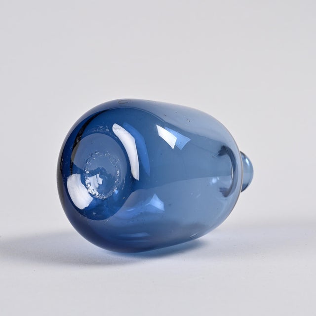 Blue Vase from Claude Morin, 1975 For Sale - Image 4 of 9