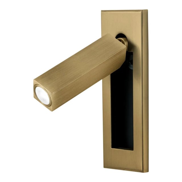 Brass English Brass Led Dock Reading Light For Sale - Image 8 of 8