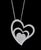 3.6 Ct Diamond Heart Pendant/ Necklace 18 Karat White Gold With 14 K Gold Chain Diamond weight: approximately 3.6 Carats...