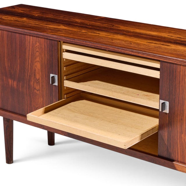 Wood Hans Wegner for Ry Møbler Ry-25 President Mid Century Rosewood Credenza For Sale - Image 7 of 10