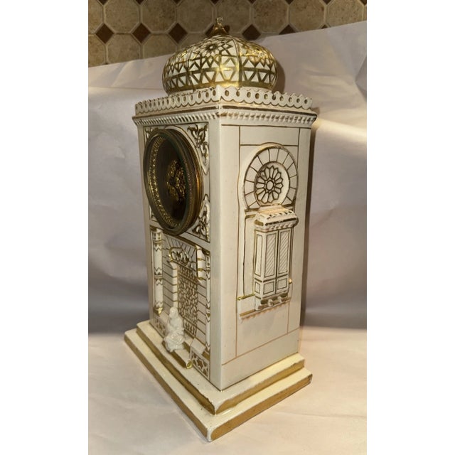 Late 19th Century 19th Century French Orientalist Porcelain Clock For Sale - Image 5 of 11