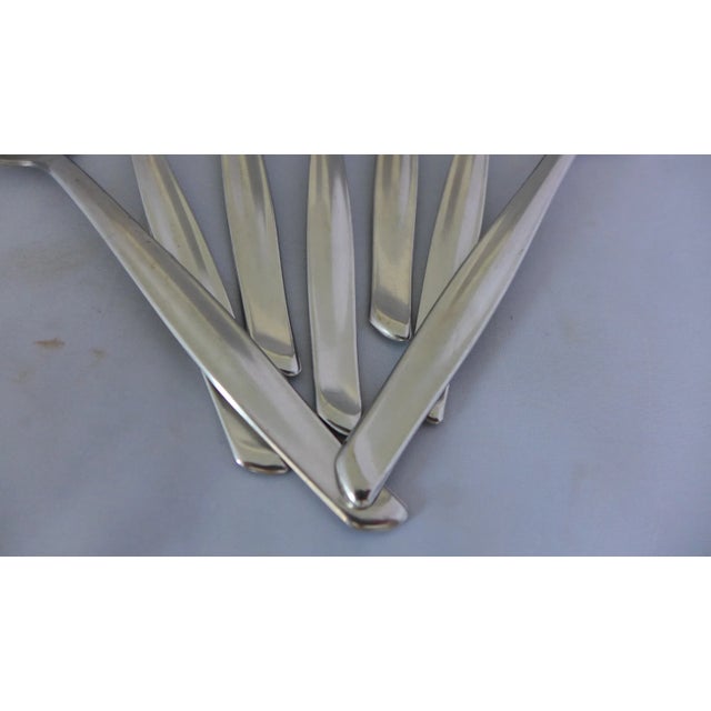 German Carl Mertens Stainless Steel Tablespoons - Set of 7 For Sale - Image 4 of 11