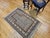 Gray Early 20th Century Baluch Tribal Area Rug in a Prayer Pattern in Ivory, Brown, Navy Blue For Sale - Image 8 of 11