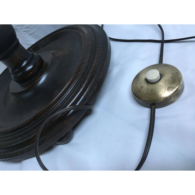 Wooden Spiral Floor Lamp, 1940s For Sale - Image 3 of 18