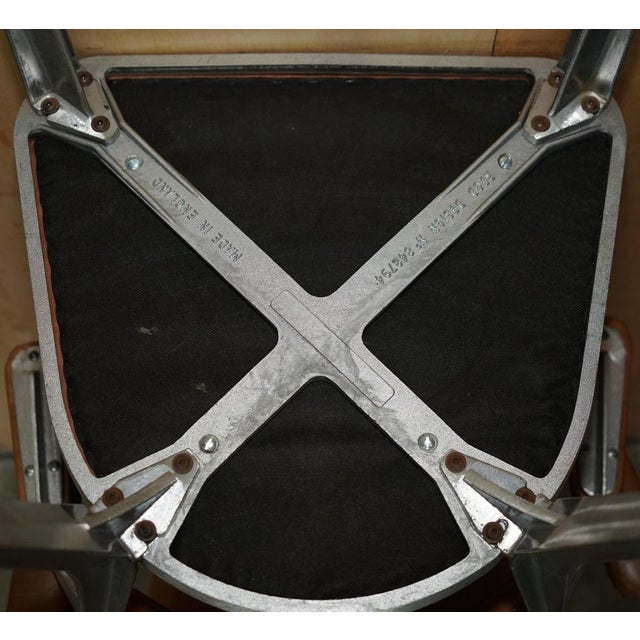 BA3 Chairs in Brown Leather by Ernest Race, 1950s, Set of 2 For Sale - Image 14 of 18