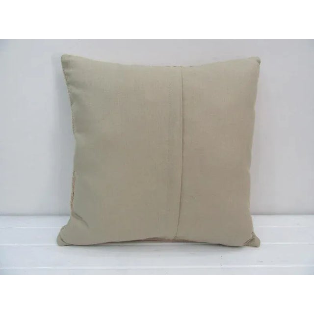 Turkish Handmade Kilim Pillow Cover For Sale - Image 3 of 4
