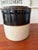 Antique Two-Tone Stoneware 2-Gallon Crock With Original Matching Lid – Cobalt "2" Salt Glaze Storage Jar For Sale - Image 17 of 18