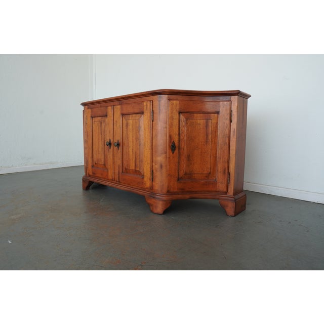 1980s Vintage Milling Road Italian Maple Credenza For Sale - Image 5 of 17