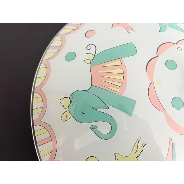 Metal 1950s Circus Animals Ceiling Light For Sale - Image 7 of 18