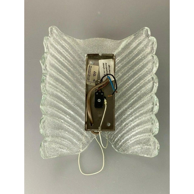 Space Age Design Glass Wall Lamp For Sale - Image 8 of 10