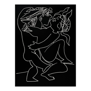 Francoise Gilot Lithograph Together a One Step 1975