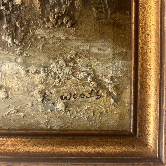 20th Century European School Impressionist Parisian Street Impasto Oil on Canvas Framed Signed For Sale In Washington DC - Image 6 of 10