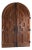 A Pair of Arched Paneled Church Doors For Sale