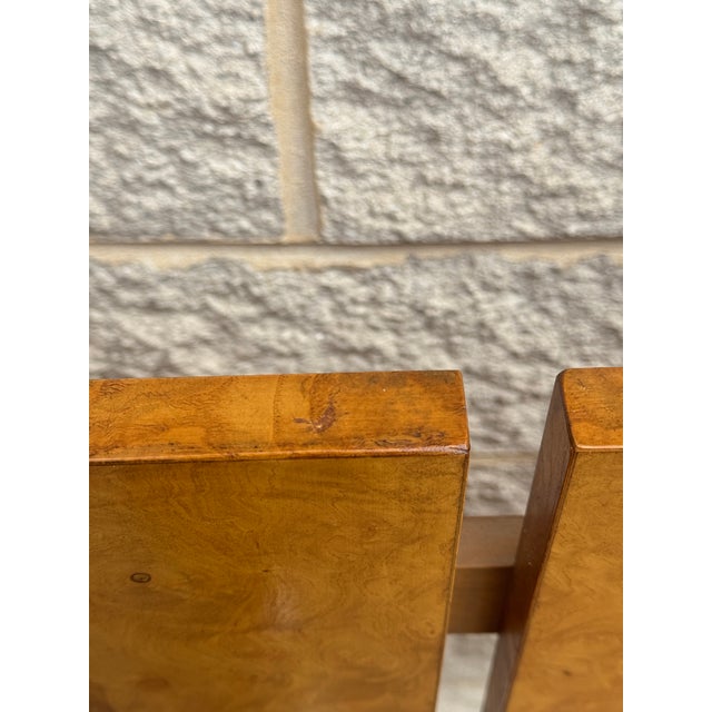 Mid 20th Century Mid 20th Century Burlwood Queen Headboard Attributed to Lane For Sale - Image 5 of 9