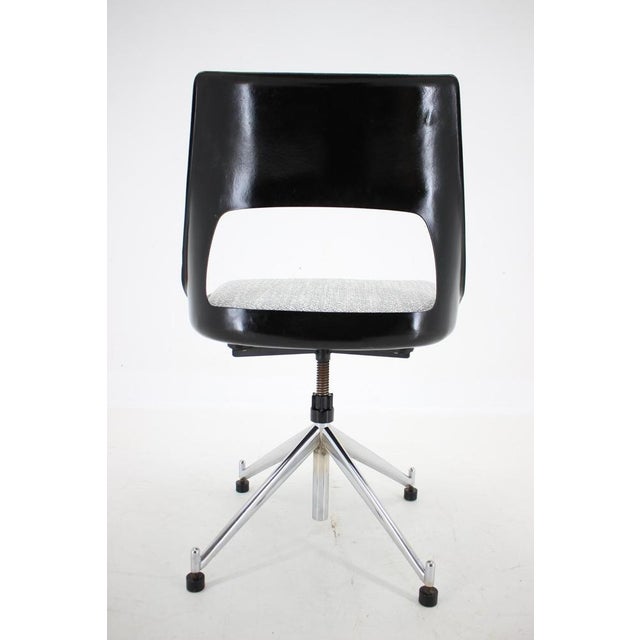 Metal Swivel Chair Model KK-1A by Kay Korbing for Fibrex, Denmark, 1960s For Sale - Image 7 of 18