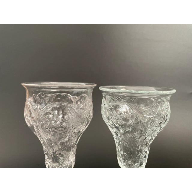 McKee Depression Glass Rock Crystal Clear 7.5 Oz Low Water Goblets - Set of 8 For Sale - Image 10 of 10