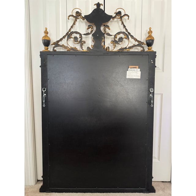 Maitland-Smith Canova Empire Giltwood & Gilded Metal Mirror For Sale - Image 17 of 18