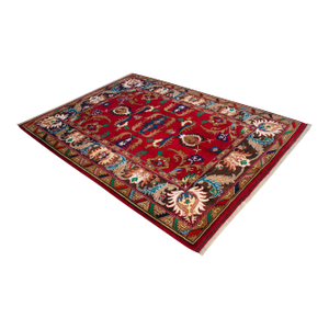 Hand-Knotted Oushak Rug New