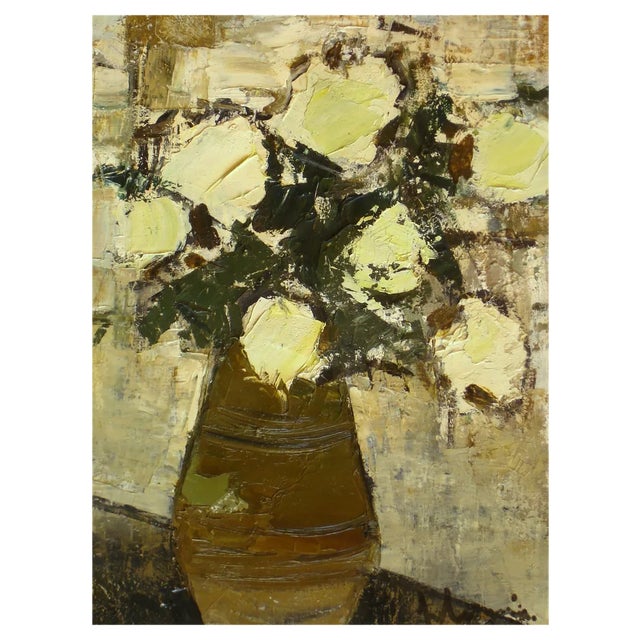 Laimdots Murnieks, Flowers / Ships (Two-Way), Oil on Canvas For Sale