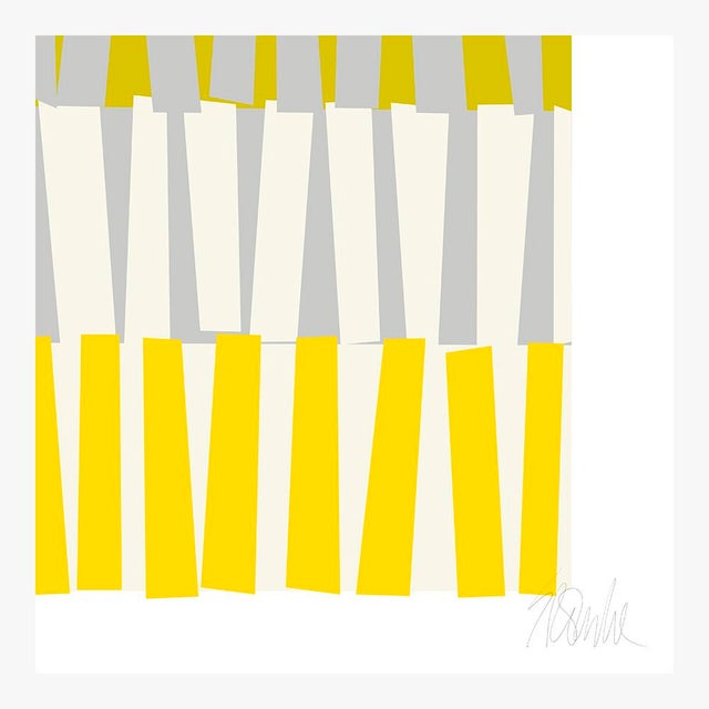 Not Yet Made - Made To Order Color Rhythm in Yellow Fine Art Print 16" X 20" by Liz Roache For Sale - Image 5 of 6