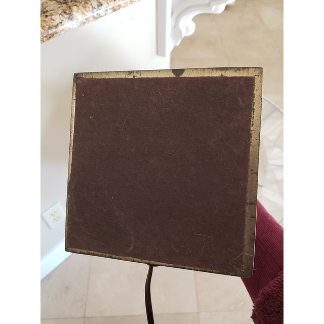 Mid 20th Century Westwood Hollywood Regency Glass and Brass Column Lamps For Sale - Image 16 of 17