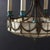 Metal Antique Classical Arts & Crafts Leaded Glass 8-Light Chandelier C1920 For Sale - Image 7 of 8