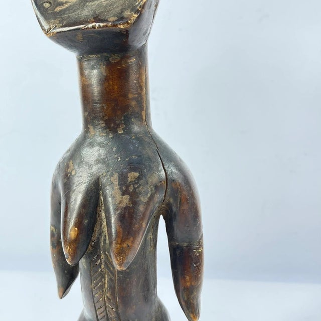 Early 20th Century Dan Figural Spoon on Custom Base Cote d'Ivoire For Sale - Image 9 of 9