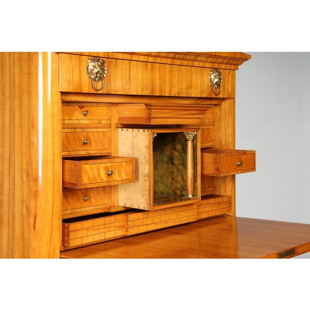 Antique Biedermeier Secretary, 1830s For Sale - Image 12 of 18