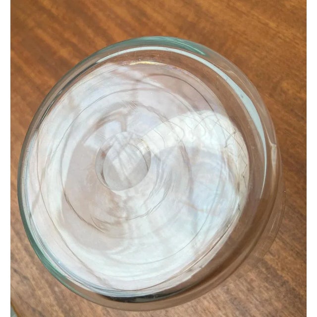 Glass Vintage Scandinavian Glass Carafe Bottle, 1970s For Sale - Image 7 of 12