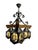 Mid-Century Modern Wrougt Iron and Wood Pendant Lamp, 1970s For Sale - Image 11 of 12