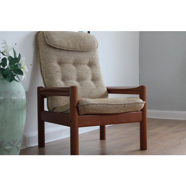 Vintage Danish Lounge Chair from Domino Mobler, 1970s For Sale - Image 9 of 13
