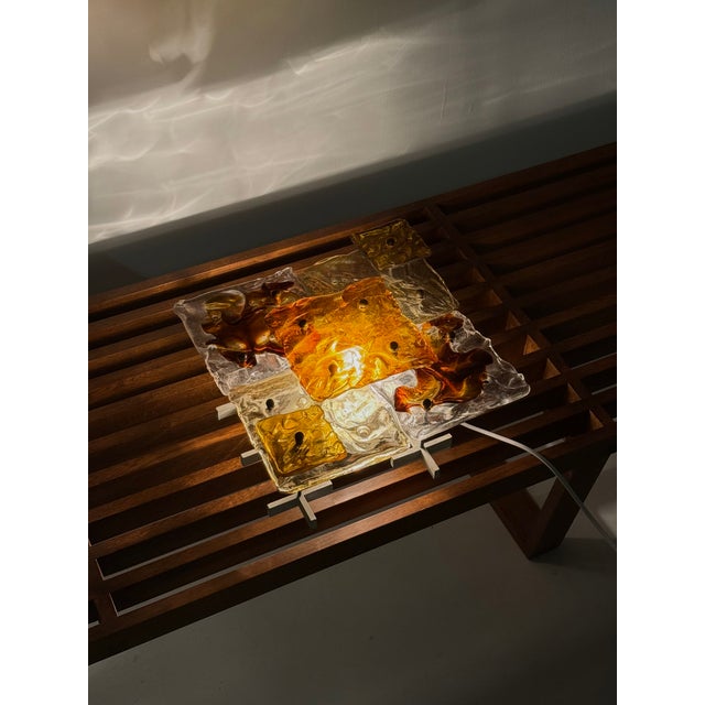 1970s Patchwork Glass Wall Lamps by Toni Zuccheri for Venini, 1970s For Sale - Image 5 of 17