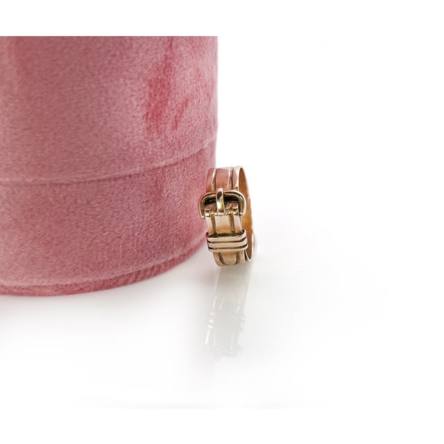 Late 19th Century Victorian Rose Gold Buckle Ring, Size 6.25 For Sale In Los Angeles - Image 6 of 6