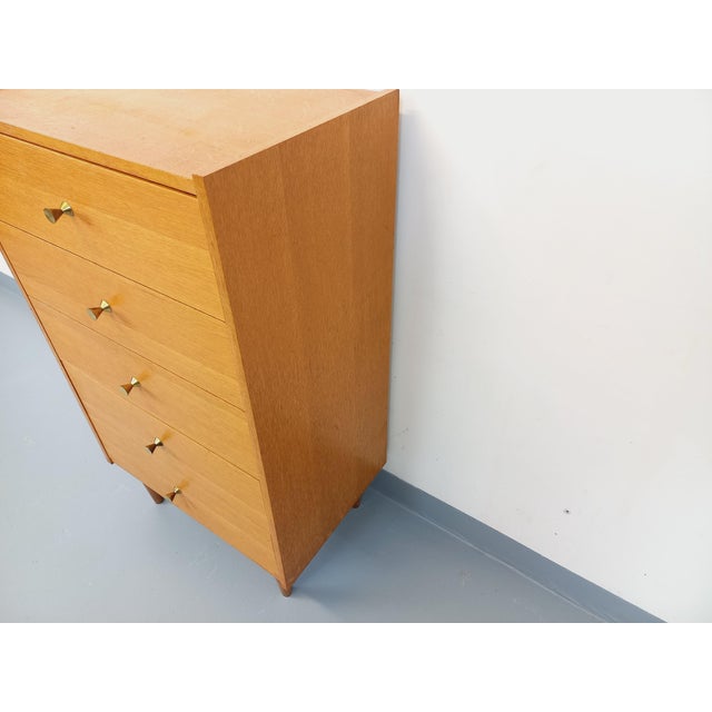 1960s Vintage Oak Chest of Drawers, 1960s For Sale - Image 5 of 18