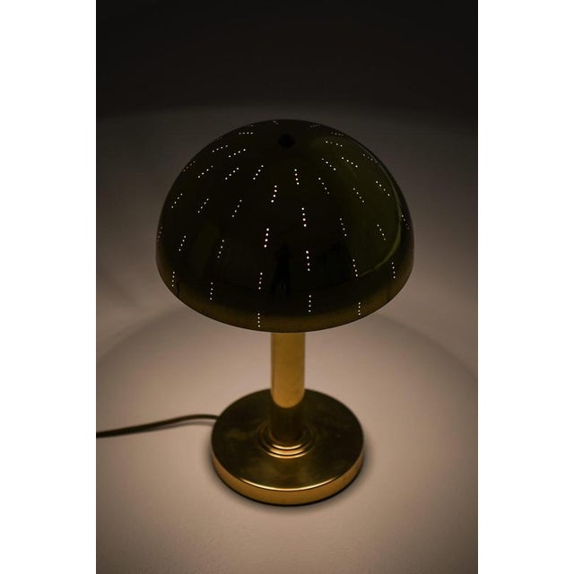 1950s Table Lamps in Brass, 1950s, Set of 2 For Sale - Image 5 of 7