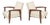 Bespoke Pair of Cerused Oak Alain Lounge Chairs For Sale