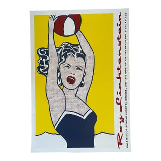 Girl With Ball, 1961, Copyright Roy Lichtenstein&Sabam Brussels 1995, the Museum of Modern Art, New York, Printed in Belgium For Sale