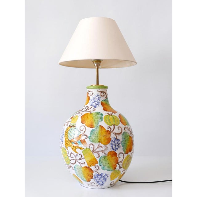 Mid-Century Modern Large Mid-Century Modern Ceramic Table Lamp by Romano Innocenti, Italy, 1960s For Sale - Image 3 of 18